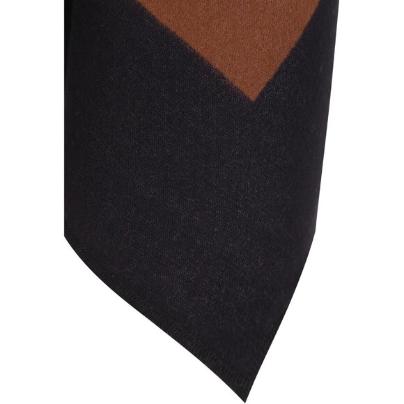 Women's Shawl Wrap Poncho Ruana Cape Open Front Cardigan Fall Winter Camel - Picture 6 of 6